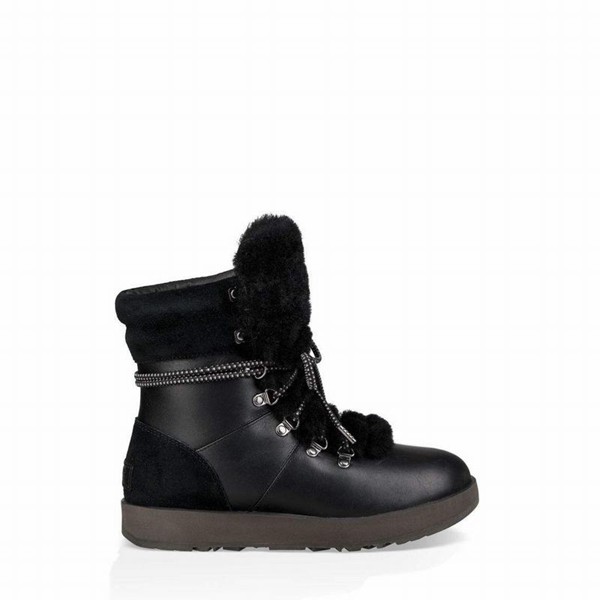 Black UGG Viki Wp Boots For Women | UK 00210